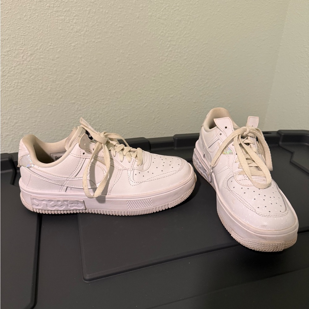 Reflective Nike Air Force 1’s - Picture 3 of 4